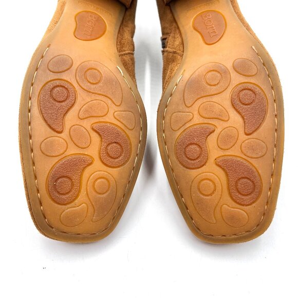 BORN Aneto Brown Suede Ankle Booties Size 9 - Picture 8 of 11